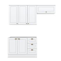 Cozinha Modulada Nova York 3 Peças Branco HP Henn Cozinha Modulada Nova York 3 Peças Branco HP Henn