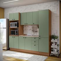 Cozinha Modulada Pixel Kappesberg Tapajós/Verde Frevo 240cm Cozinha Modulada Pixel Kappesberg Tapajós/Verde Frevo 240cm
