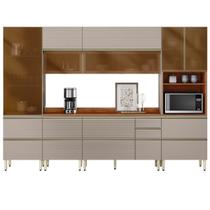 Cozinha Modulada Proença 6 Peças com Paneleiro 1 Forno e Aéreo 120cm - Demartêz