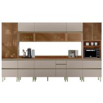 Cozinha Modulada Proença 8 Peças com Paneleiro 1 Forno e Aéreo 120cm - Demartêz