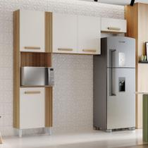 Cozinha Modulada Ripada 2 Peças Juma Aramóveis