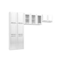 Cozinha Modulada Telasul Topázio 3 Peças (2 Armários + 1 Paneleiro) CPT123 Branco Cozinha Modulada Telasul Topázio 3 Peças (2 Armários + 1 Paneleiro) CPT123 Branco