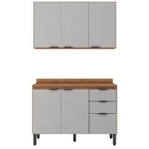 Cozinha Modular 2 Peças Firenze Composição FI0009 Amendola Touch/Nude Prime Tx - Demóbile Cozinha Modular 2 Peças Firenze Composição FI0009 Amendola Touch/Nude Prime Tx - Demóbile