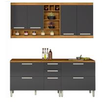 Cozinha Modular com 4 Peças Burguesa Premium MDF Nesher