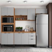 Cozinha Modular com 4 Peças Firenze Composição FI0003 Amendola Touch/Nude Prime Tx - Demóbile