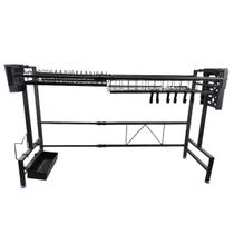 Cozinha Modular Escorredor Organizador Suspenso Ajustavel Bancada Pia Louça Copo Prato Utensilios Gancho Prateleira Resistente Duravel