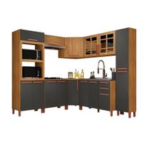 Cozinha Monza - 8 Peças 15 Portas 2 Gavetas - Casamia