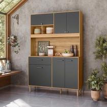 Cozinha nicioli erva doce 120 freijo/chumbo 6 portas 1 gaveta