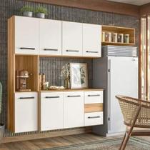 Cozinha nicioli juliete freijo/offwhite cristal