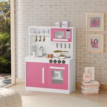 Cozinha Perfeita Infantil 100% MDF Rosa Potente