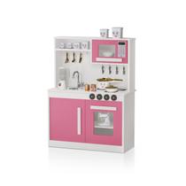 Cozinha Perfeita Infantil de Brinquedo Rosa para Menina 100% mdf