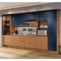 Cozinha Projetada 390cm 18 Portas 3 Gavetas Ciela Kappesberg Cozinha Projetada 390cm 18 Portas 3 Gavetas Ciela Kappesberg