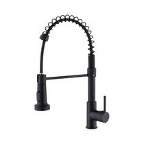 Cozinha Pull Down Spring Sink Faucet, Rotação 360, Torneira misturadora quente e fria