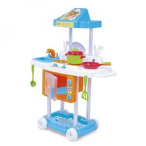 Cozinha Riva Mr Chef Azul com Microondas Completa, 1301 Ta Te Ti