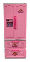 Cozinha Rosa Infantil Geladeira Duplex 2 Portas Brinquedo Cozinha Rosa Infantil Geladeira Duplex 2 Portas Brinquedo