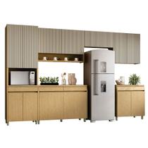 Cozinha Simone Mendes 350cm 6 Peças 13 Portas 7 Gavetas Nesher