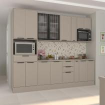 Cozinha Stylo Modulada 270cm Nicho Microondas e Torre Quente Cozinha Stylo Modulada 270cm Nicho Microondas e Torre Quente