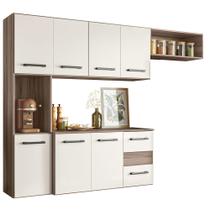 Cozinha Suspensa 180 cm 7 Portas Fly Carv Nat Off NC1 - EHD Cozinha Suspensa 180 cm 7 Portas Fly Carv Nat Off NC1 - EHD