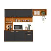 Cozinha Suspensa Com Balcão 180cm Manu - SSX Multicoisas Cozinha Suspensa Com Balcão 180cm Manu - SSX Multicoisas