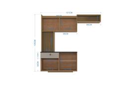 Cozinha Suspensa Lara Preto