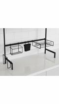 Cozinha Suspensa Modular Aço Escorredor Preto 82cm Cozinha Suspensa Modular Aço Escorredor Preto 82cm