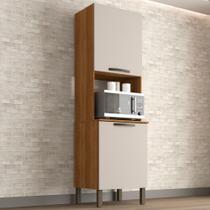 Cozinha Torre Quente Valência Branco Salleto Móveis