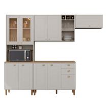 Cozinha Tunísia Completa 263cm com 10 Portas e 2 Gavetas