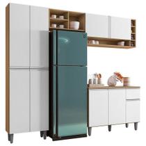 Cozinha Vanessa Amêndoa Branco - Ajl Cozinha Vanessa Amêndoa Branco - Ajl