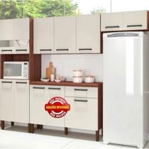 Cozinha Versalhes 3 Peças em MDP Nicho Para Micro Ondas Paraná