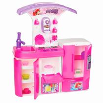 Cozinha Versátil Super Completa Rosa Som E Luz - Magic Toys