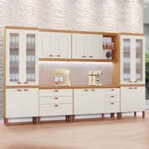 Cozinha Viena Modulada Composta por 06 módulos 100 MDF com Paneleiros e Balcões Cozinha Viena Modulada Composta por 06 módulos 100 MDF com Paneleiros e Balcões