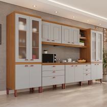 Cozinha Viena Modulada Composta por 06 módulos 100 MDF com Paneleiros e Balcões Cozinha Viena Modulada Composta por 06 módulos 100 MDF com Paneleiros e Balcões