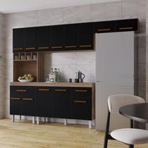 Cozinha Zínia Completa Balcão com Tampo MB1 300cm