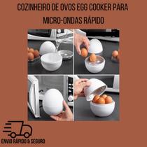 Cozinheiro de Ovos Egg Cooker para Micro-ondas Rápido