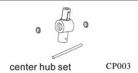 Cp003 center hub set Cp003 center hub set