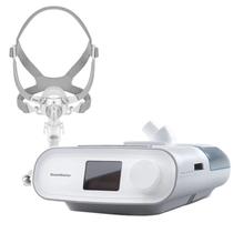 CPAP Automático com Umidificador DreamStation - Philips Respironics + Máscara Nasal YN-03 - Yuwell - Bianco Azure