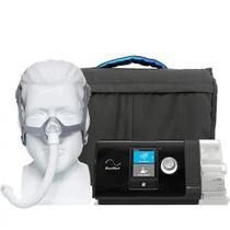 CPAP AutoSet com Umid. S10 - ResMed + Máscara Wisp Tecido - Philips