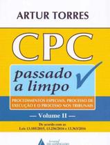 CPC Passado a Limpo - Vol.02 - 01Ed/18 - LIVRARIA DO ADVOGADO EDITORA