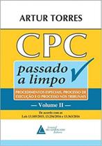 Cpc passado a limpo, vol.2 - EDITORA E LIVRARIA DO ADVOGADO