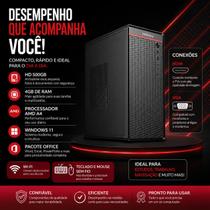 Cpu amd a4 premium windows 11 hdd 500gbpacote office wifi Cpu amd a4 premium windows 11 hdd 500gbpacote office wifi