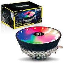 CPU Cooler para Processador Intel AMD Gamer Fan RGB Led Revenger G-VR301 Ventilador LGA 1151 1155 AM4 AM3