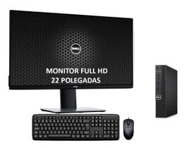 Cpu Dell 3050 Mini Core I3 7ger 16gb 240ssd Monitor 22pol Cpu Dell 3050 Mini Core I3 7ger 16gb 240ssd Monitor 22pol