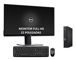 Cpu Dell Mini 3060 Core I3 8ger 16gb 240ssd Monitor 22 Fhd 16 Gb