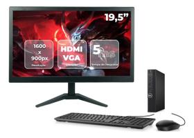 Cpu Dell Mini Core I3 7100 8gb 240ssd Wifi Win11 Monitor 19