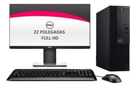 Cpu Dell Optiplex 3060 I5 8ger 16gb 480ssd Monitor 22 Pol