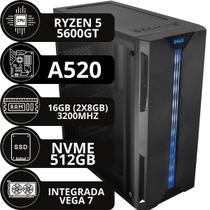 Cpu Desk Pc Gamer Ryzen 5 5600gt Vega 7 Nvme 512gb 16gb Ddr4 3200Mhz