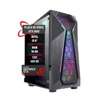 Cpu gamer i5 gtx 1660 ssd 480gb 16gb