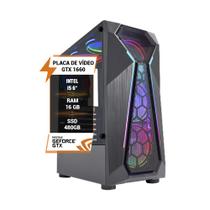 Cpu gamer i5 gtx 1660 ssd 480gb 16gb