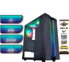 Cpu Gamer I7 8Gb Ssd240Gb Com Placa De Video