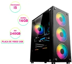 Cpu Gamer Intel I5 16gb Ssd 240gb Com Placa Video 2gb + Wifi